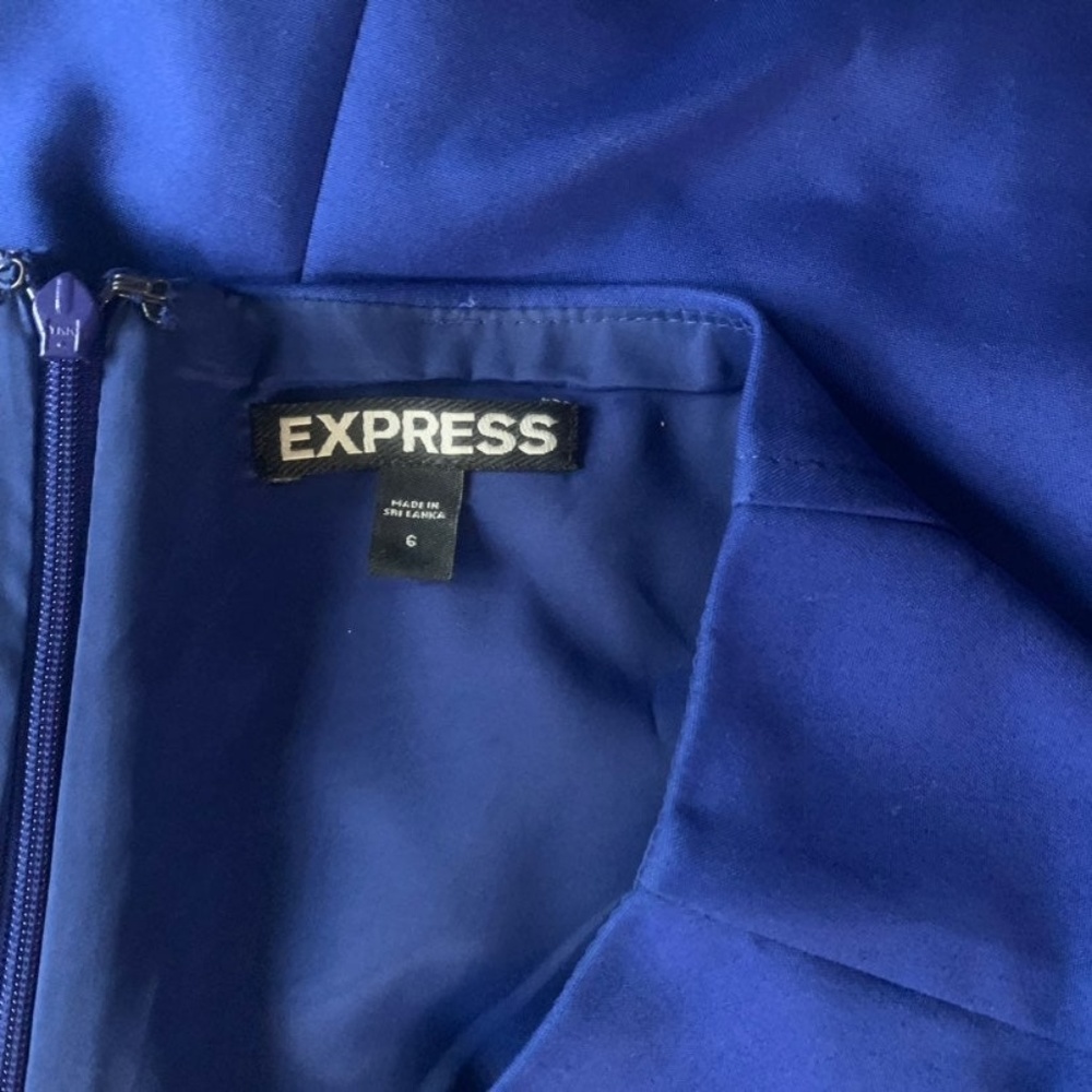 Royal Blue Skirt By Express